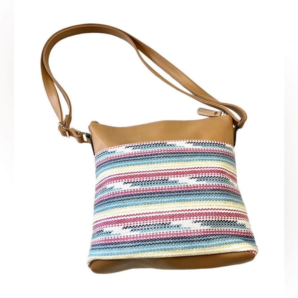 Multicolor Crossbody Purse Time and Tru Handbag - Picture 4 of 6